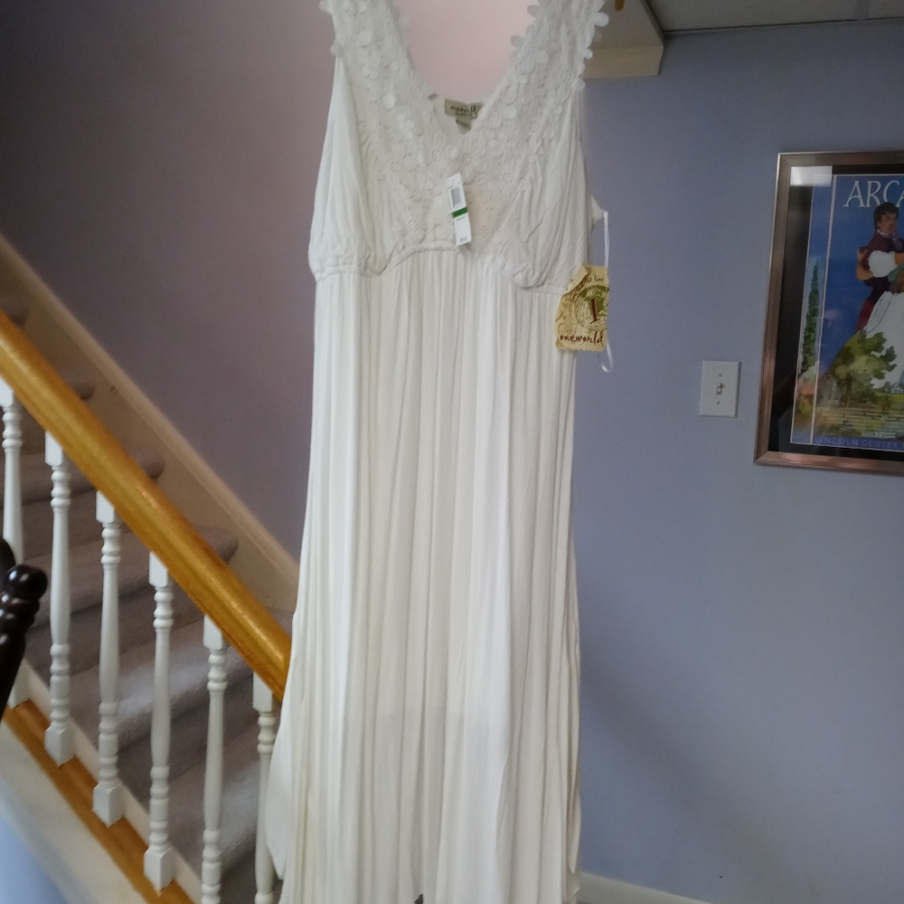 "Festival Frenzy" White Dress
